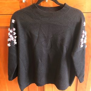 Lili Sidomio and Molly Bracken Black Sweater